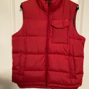Hawke & Co Men's Red Quilted Vest